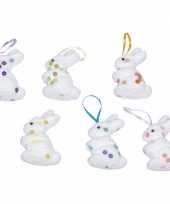 Paastak decoratie haasjes 12 stuks 10138679