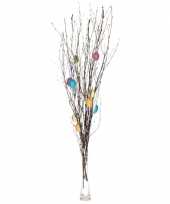 Pasen decoratie takken 75 cm met gekleurde versiering 10105126
